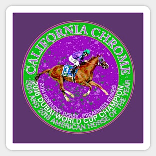 California Chrome 2014 Kentucky Derby Champion Sticker